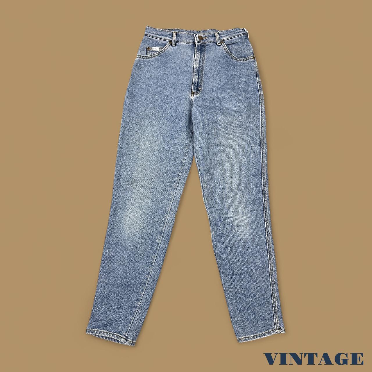 Vintage 90's Lee Tapered Leg Mom Jeans Mid Blue W28 L30