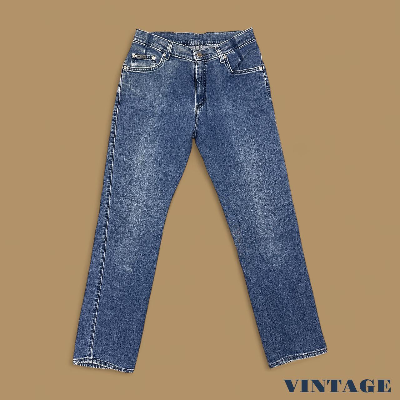 Vintage Lee Straight Leg Boyfriend Jeans Mid Blue W31 L30