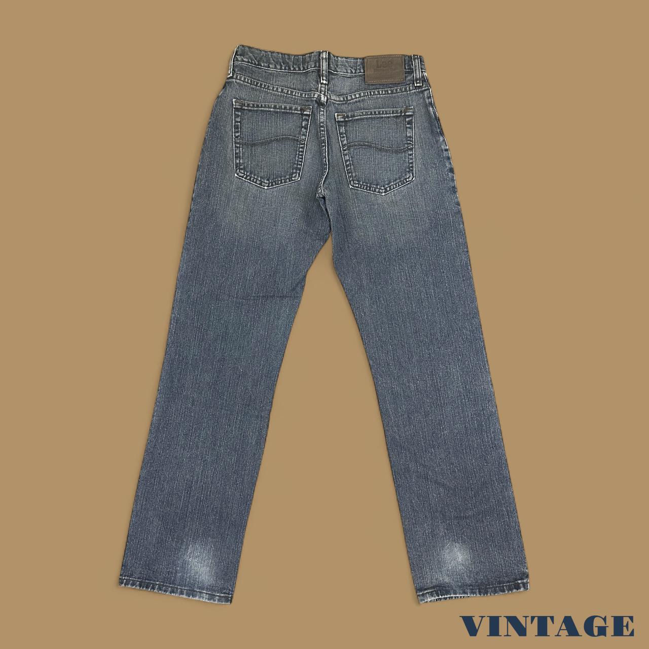 Vintage Lee Straight Leg Boyfriend Jeans Dark Blue W30 L30