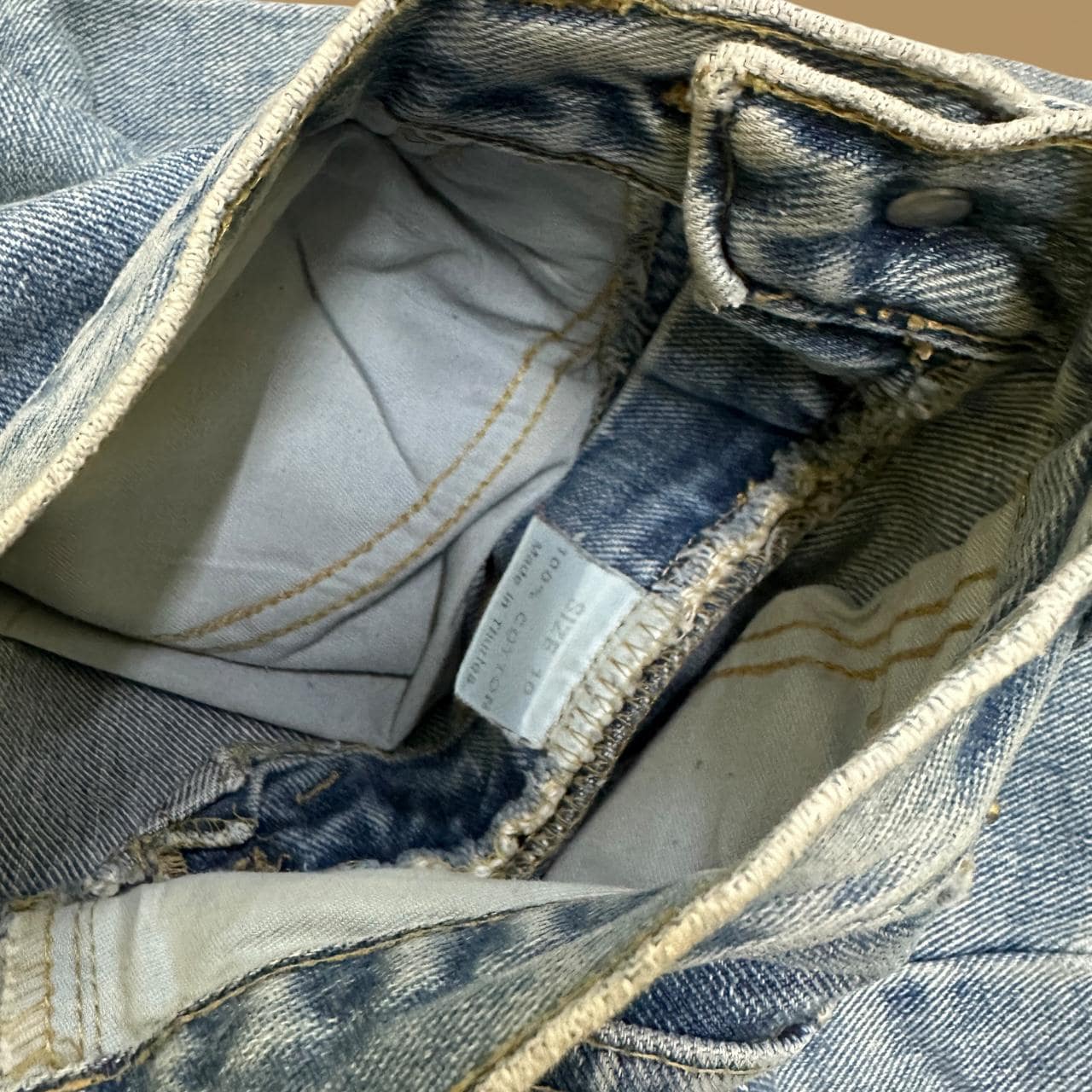 Vintage Y2k Airport Bootcut Jeans Light Blue W25 L26
