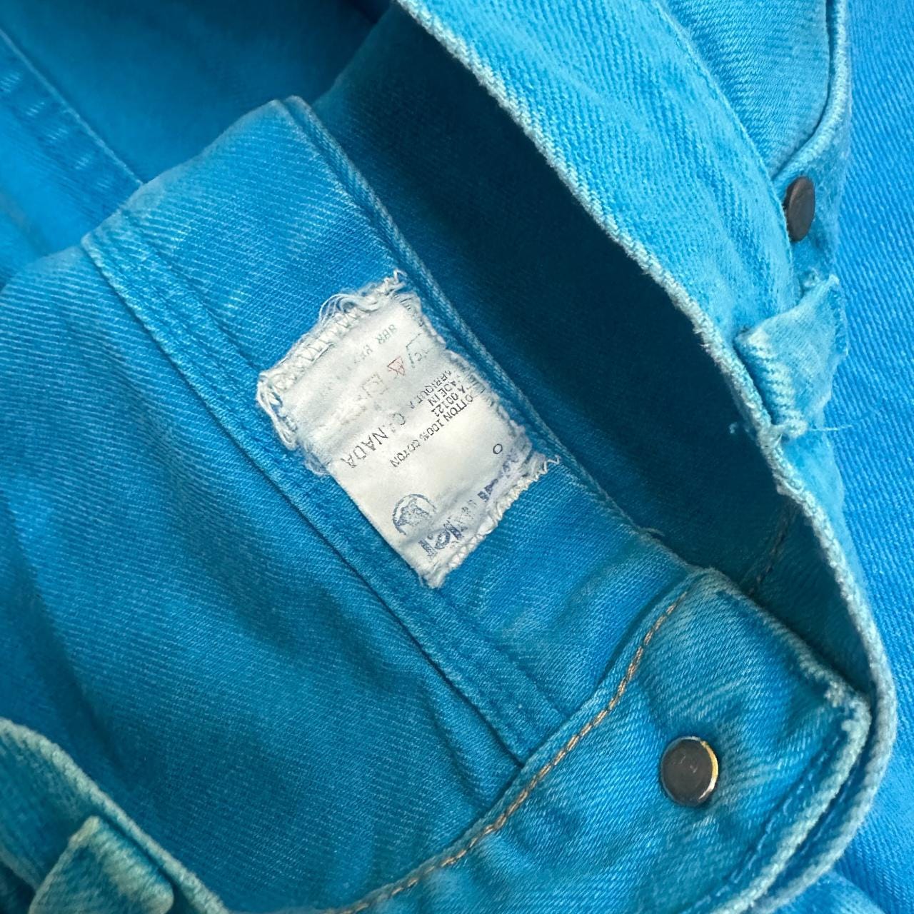 Vintage Wrangler Straight Leg Mom Jeans Teal Blue W29 L34