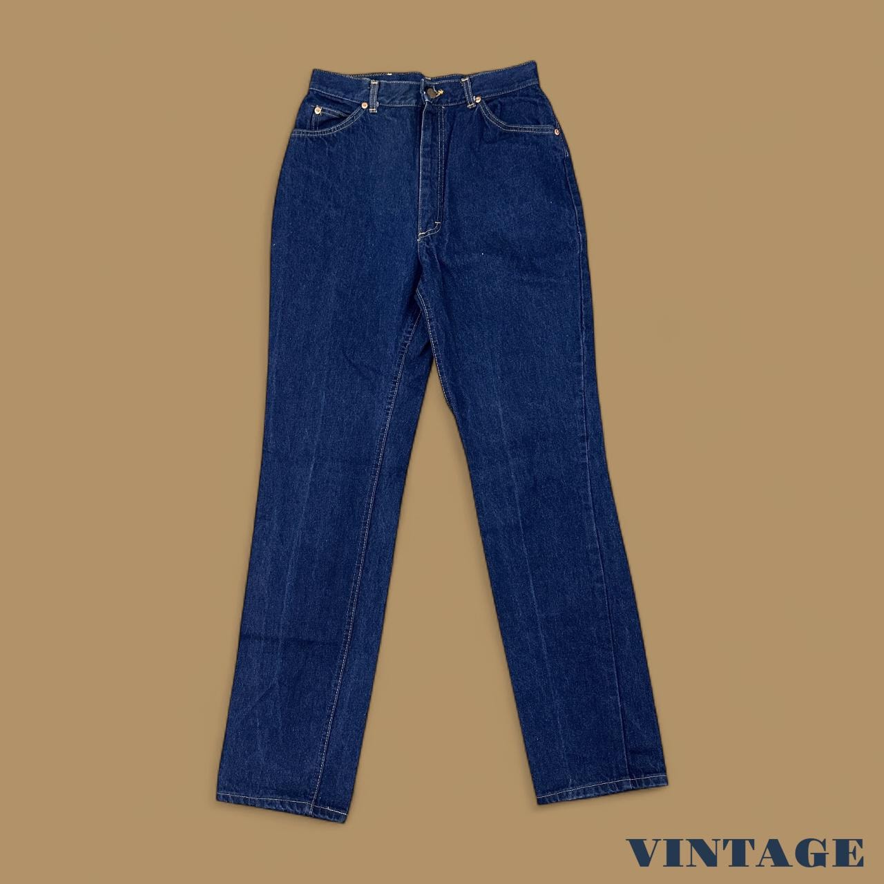 Vintage Lee Straight Leg Boyfriend Jeans Dark Blue W28 L34