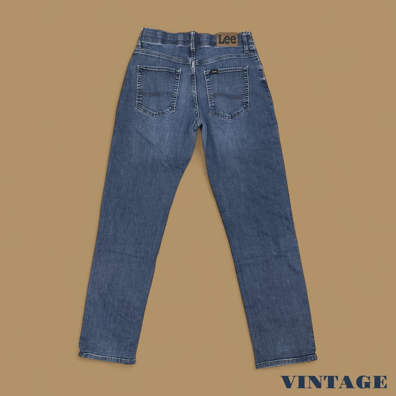 Vintage Lee Extreme Comfort Straight Leg Boyfriend Jeans Dark Blue W29 L30