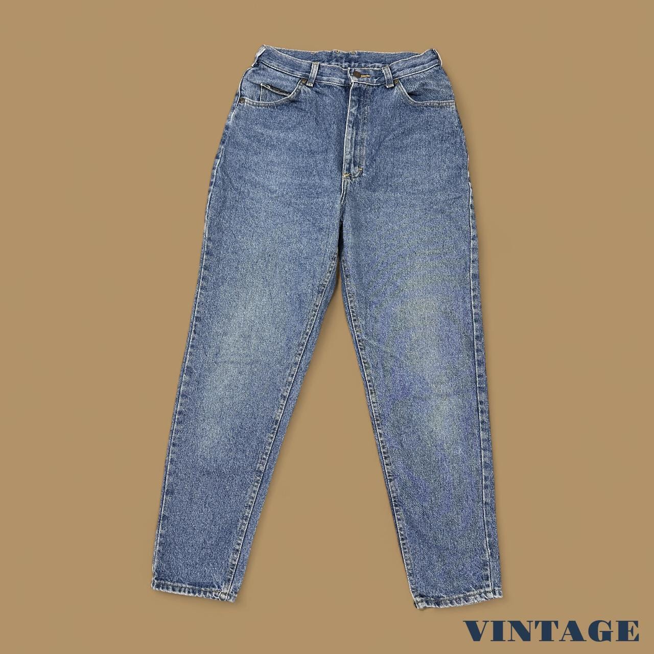 Vintage 90's Lee Tapered Leg Mom Jeans Mid Blue W29 L30