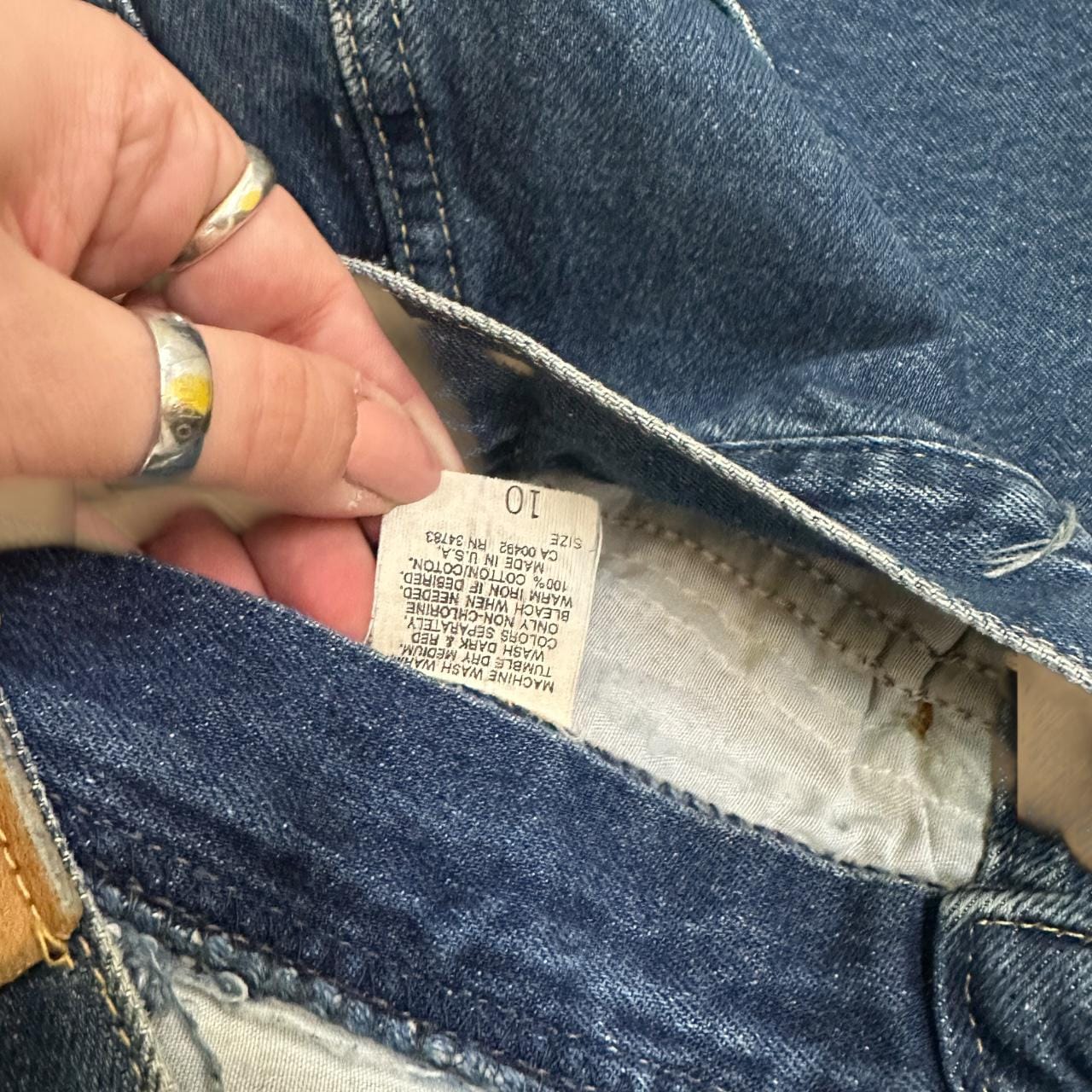 Vintage 80s Lee Tapered Leg Mom Jeans Dark Blue W26 L27