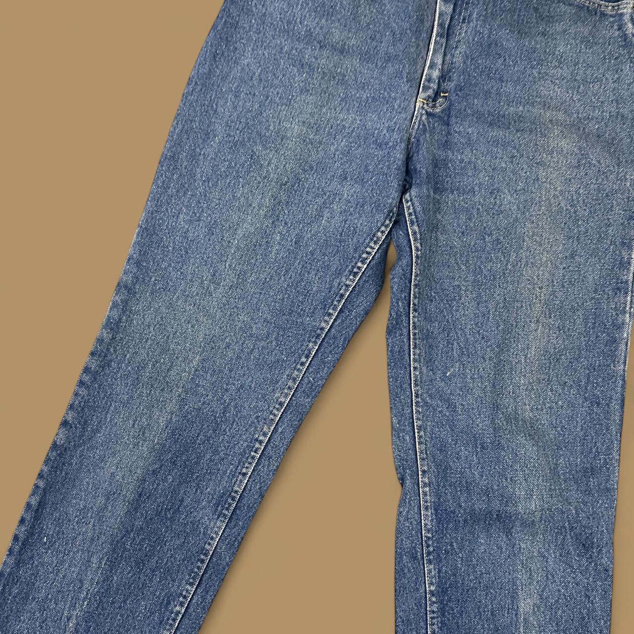 Vintage Lee Straight Leg Boyfriend Jeans Mid Blue W30 L32