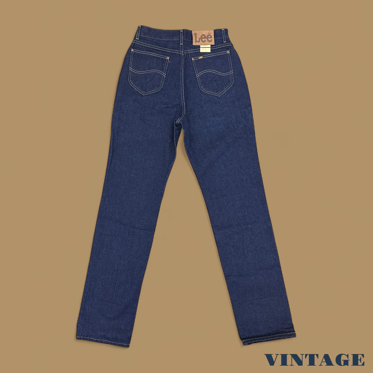 Vintage Lee Straight Leg Boyfriend Jeans Dark Blue W28 L34