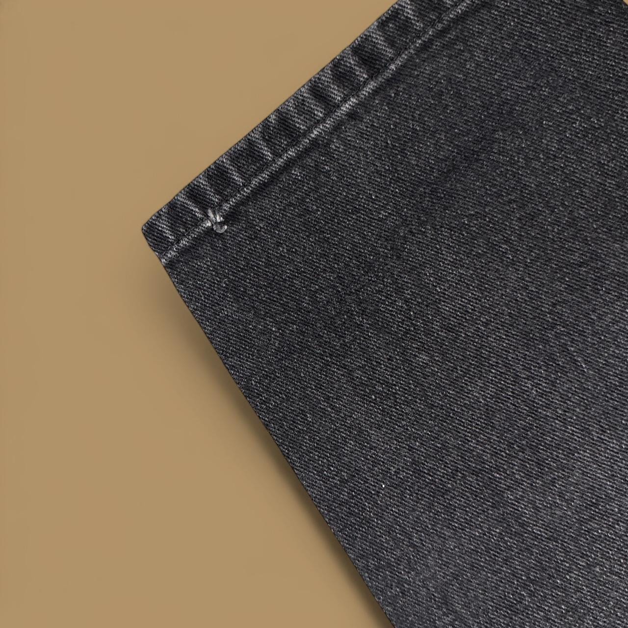 Vintage 90s Lee Elastic Waist Tapered Leg Mom Jeans Charcoal Black W31 L29