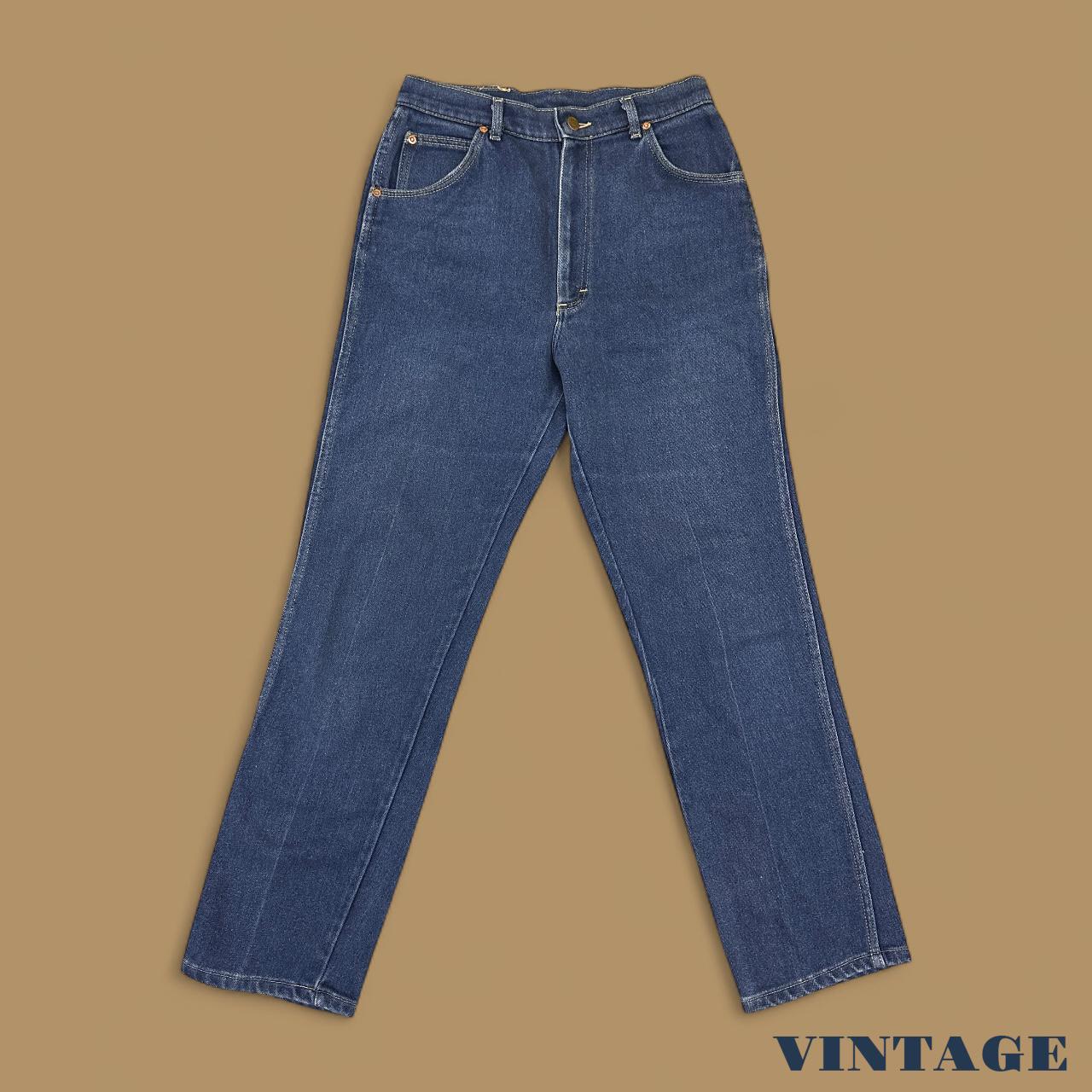 Vintage Lee Straight Leg Boyfriend Jeans Dark Blue W29 L30