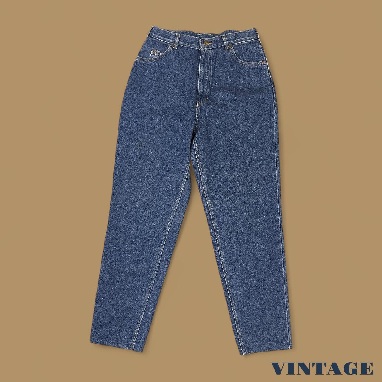Vintage 90's Lee Tapered Leg Mom Jeans Dark Blue W30 L30