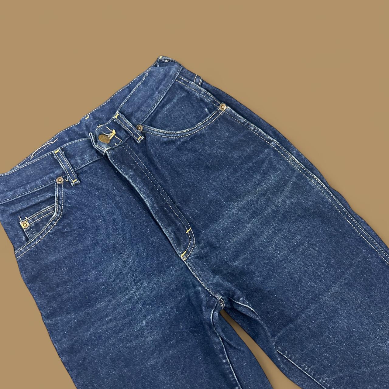 Vintage Lee Straight Leg Boyfriend Jeans Dark Blue W26 L28