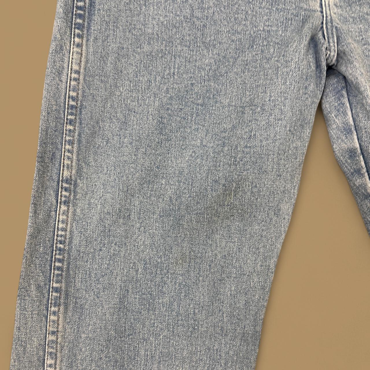 Vintage Wrangler Straight Leg Boyfriend/Mom Jeans Light Blue W25 L34