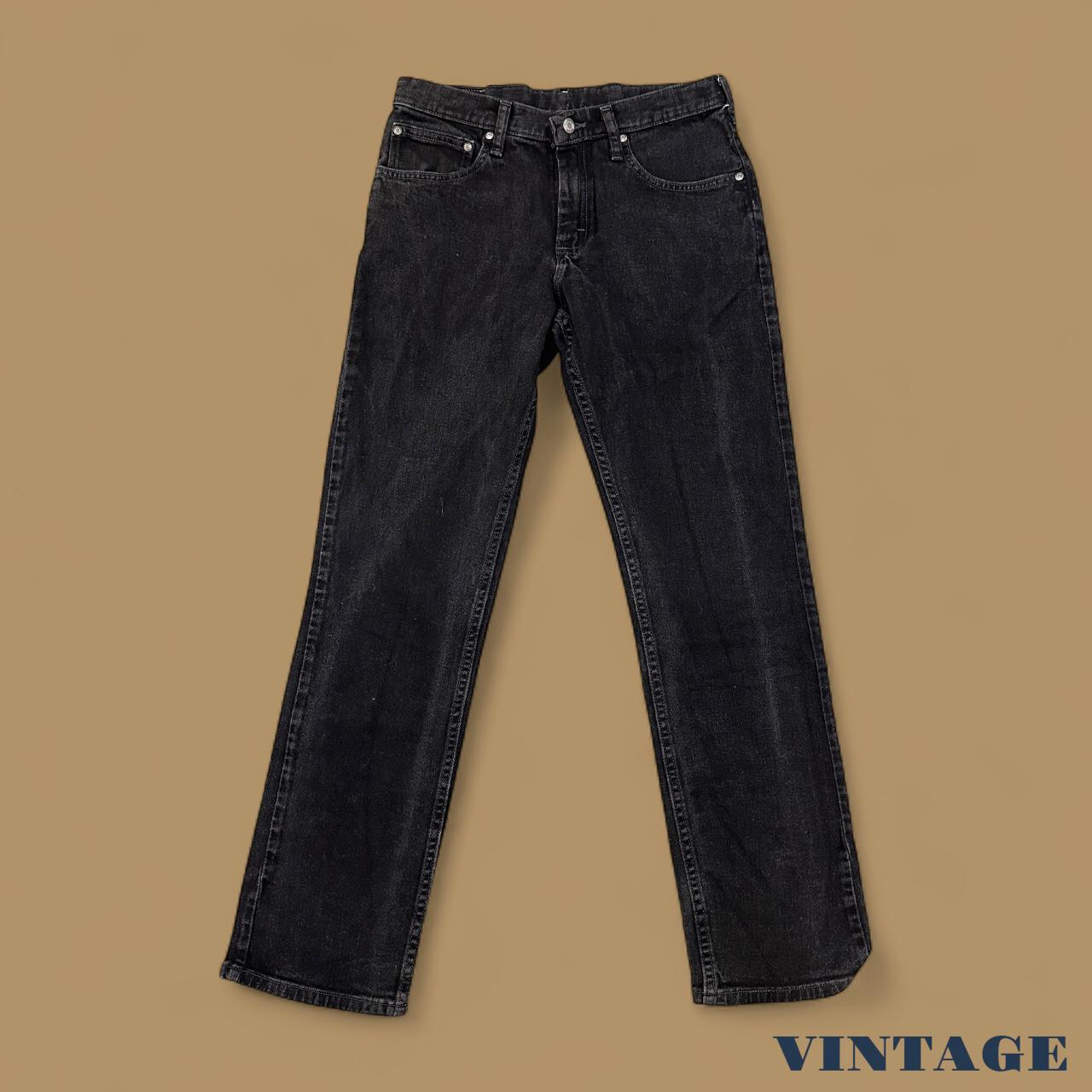 Vintage Lee Straight Leg Boyfriend Jeans Black W30 L32