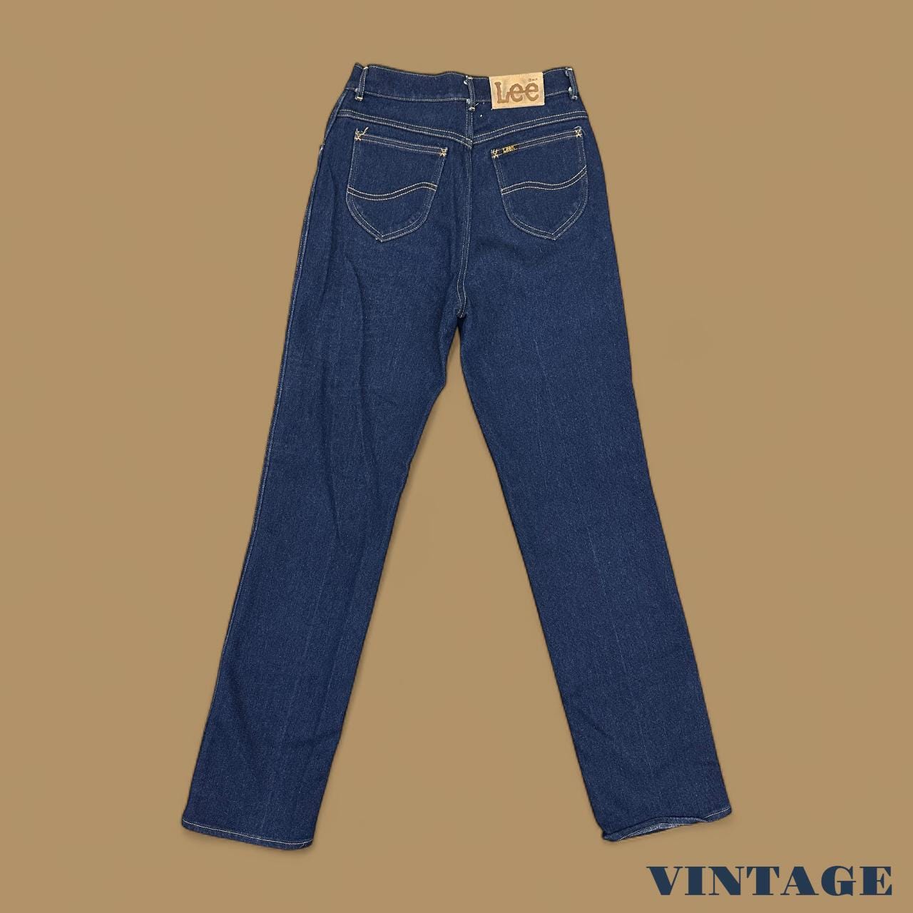 Vintage Lee Straight Leg Boyfriend Jeans Dark Blue W28 L34