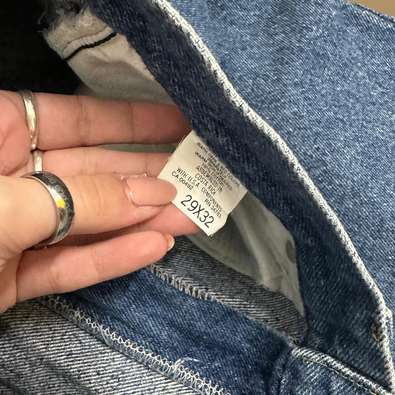 Vintage Lee Straight Leg Boyfriend Jeans Mid Blue W29 L32