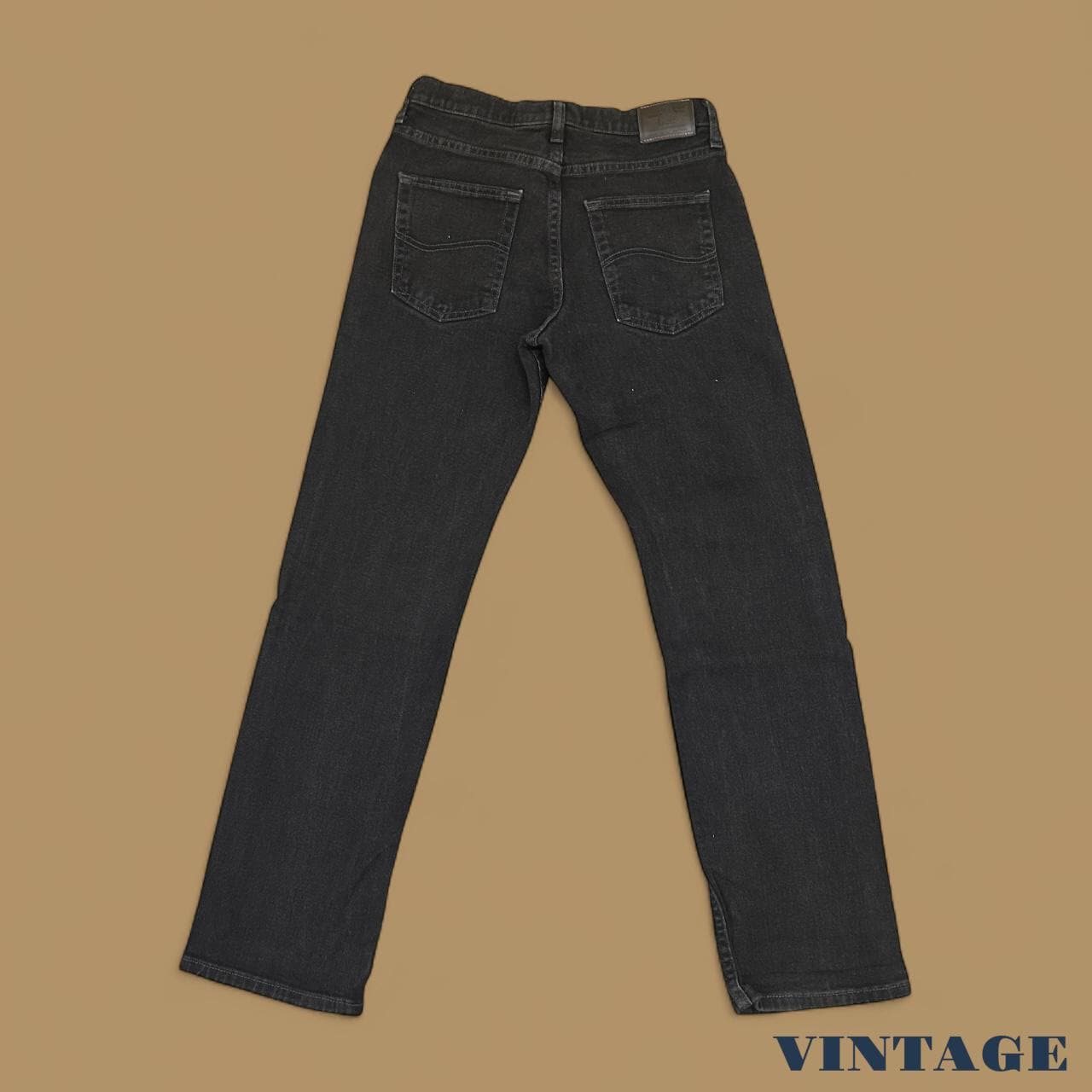 Vintage Lee Straight Leg Boyfriend Jeans Black W28 L30