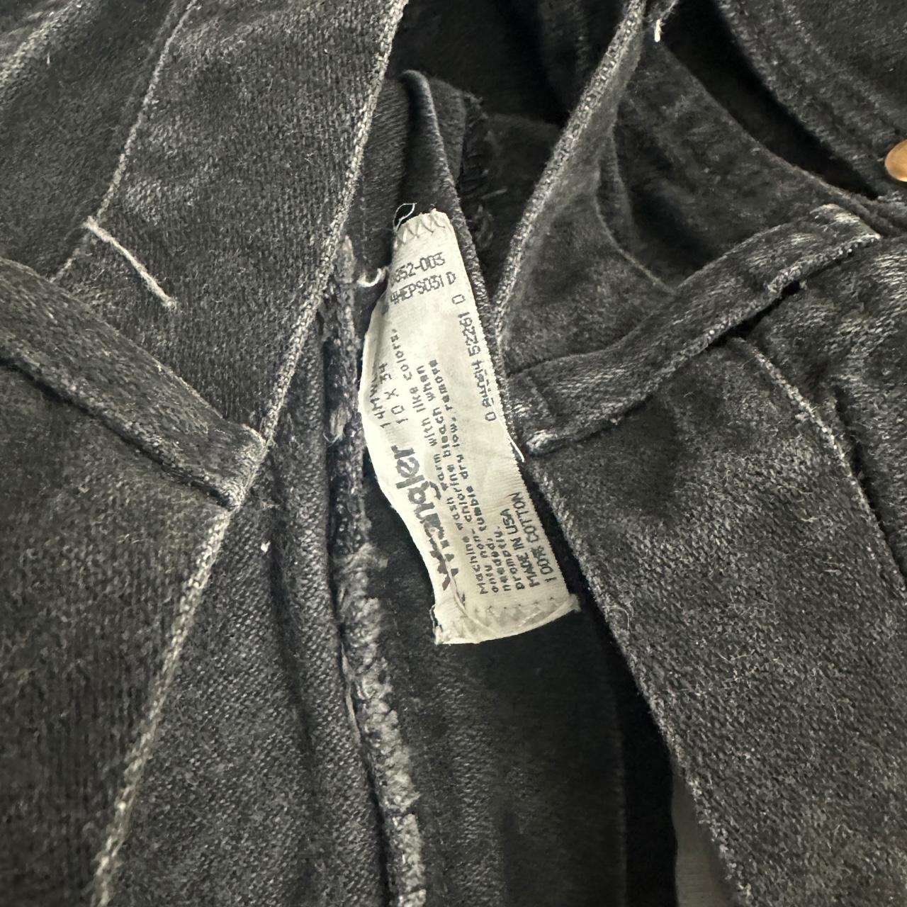 Vintage Wrangler USA Made Straight Leg Boyfriend/Mom Jeans Black W26 L34