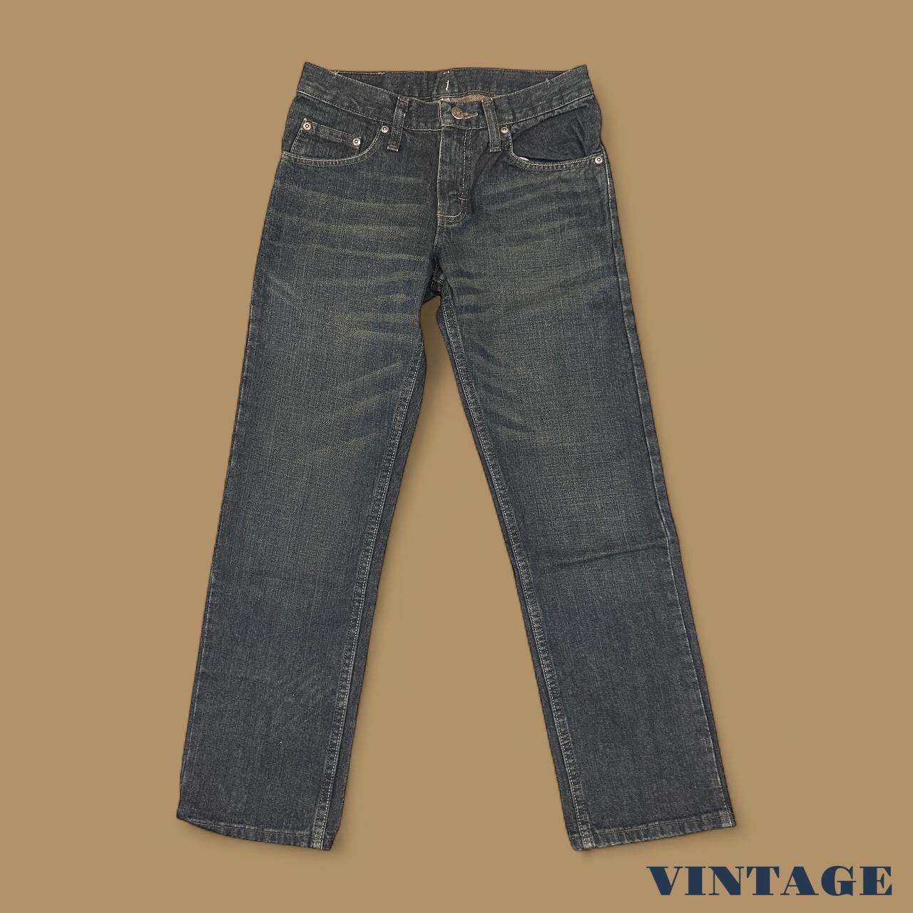 Vintage Lee Straight Leg Boyfriend Jeans Grey Blue W28 L28