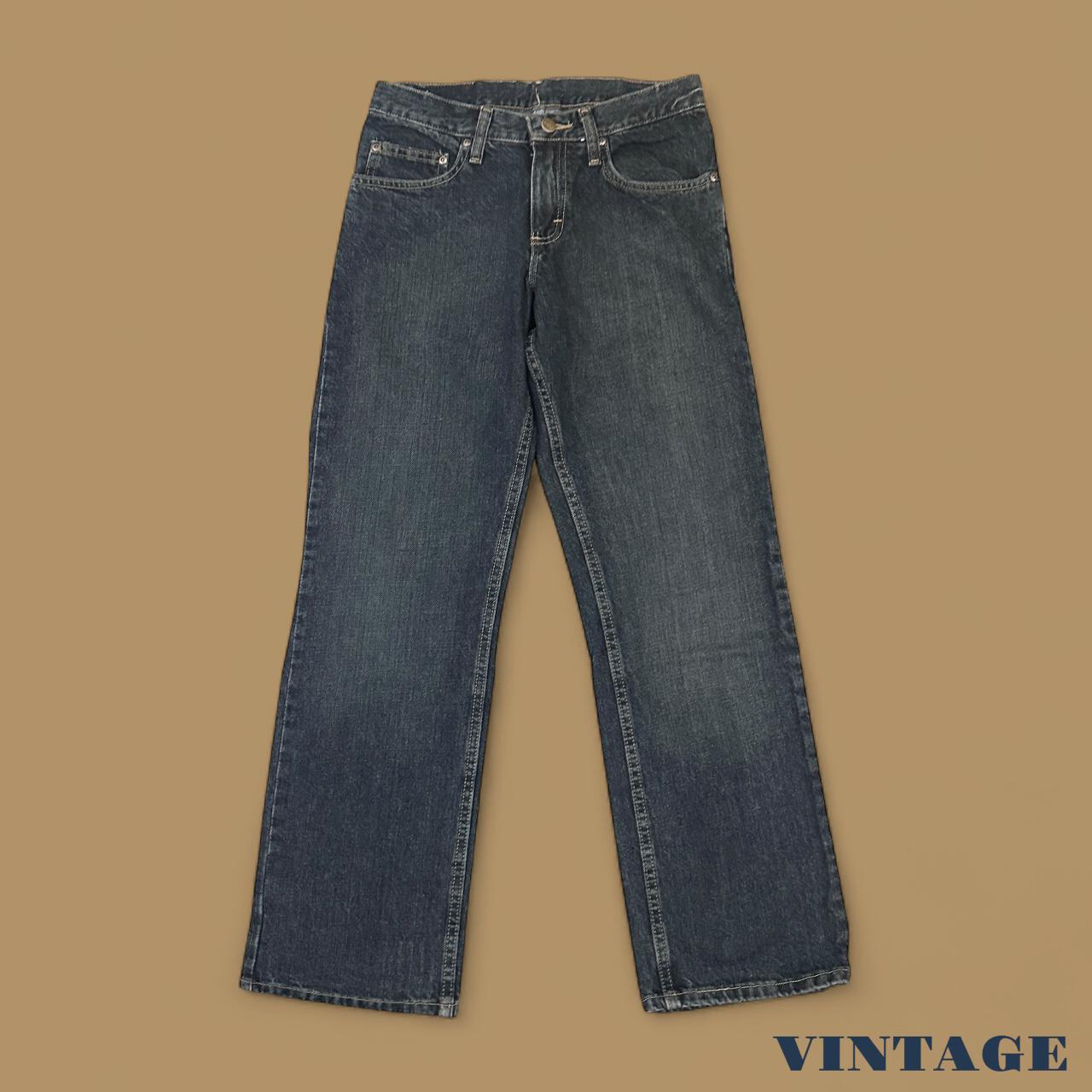 Vintage Lee Straight Leg Boyfriend Jeans Dark Blue W28 L30