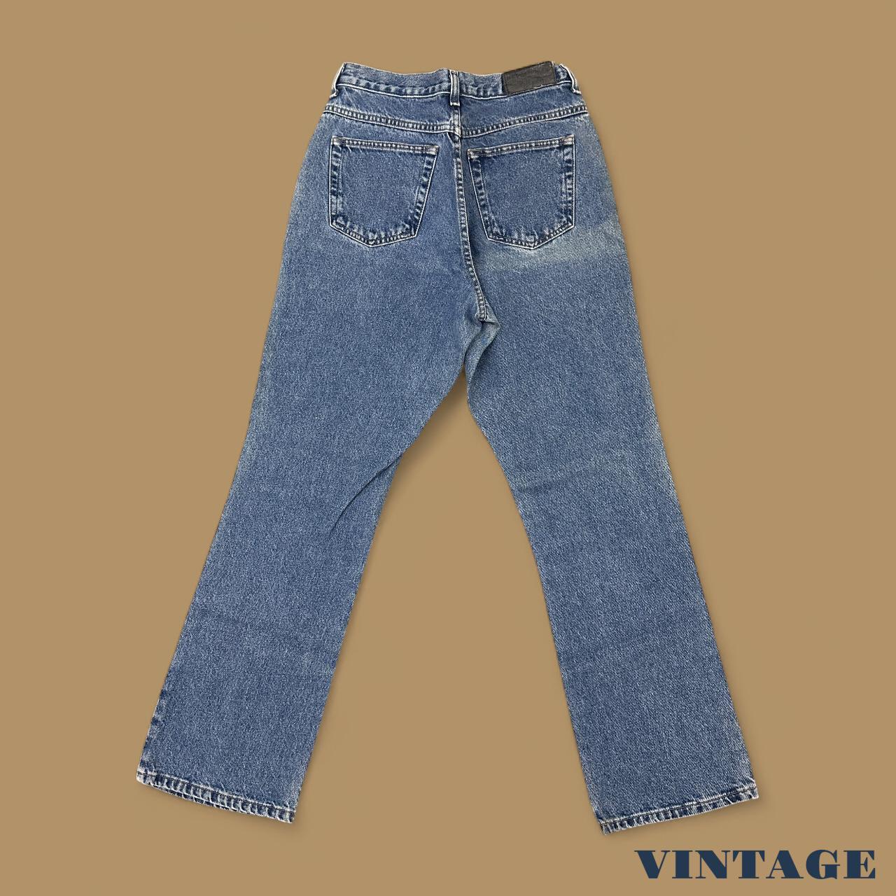 Vintage 90s Reflect Jeans Wide Leg Boyfriend Jeans Mid Blue W28 L30