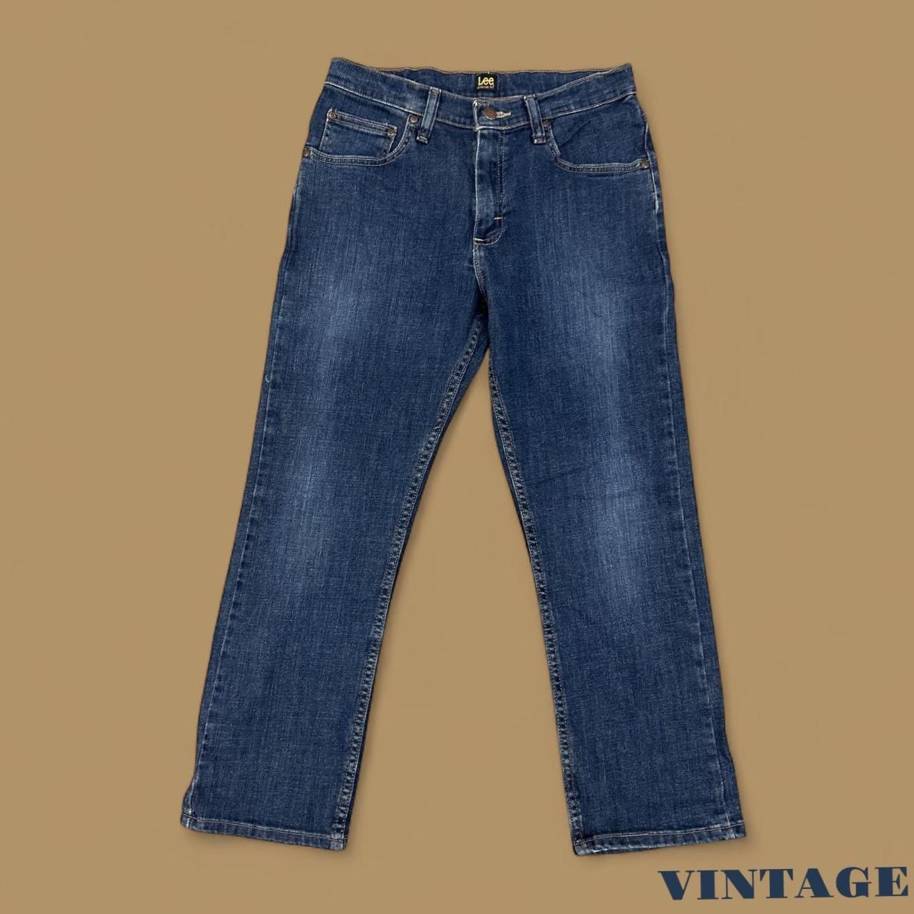 Vintage Lee Straight Leg Boyfriend Jeans Dark Blue W30 L28