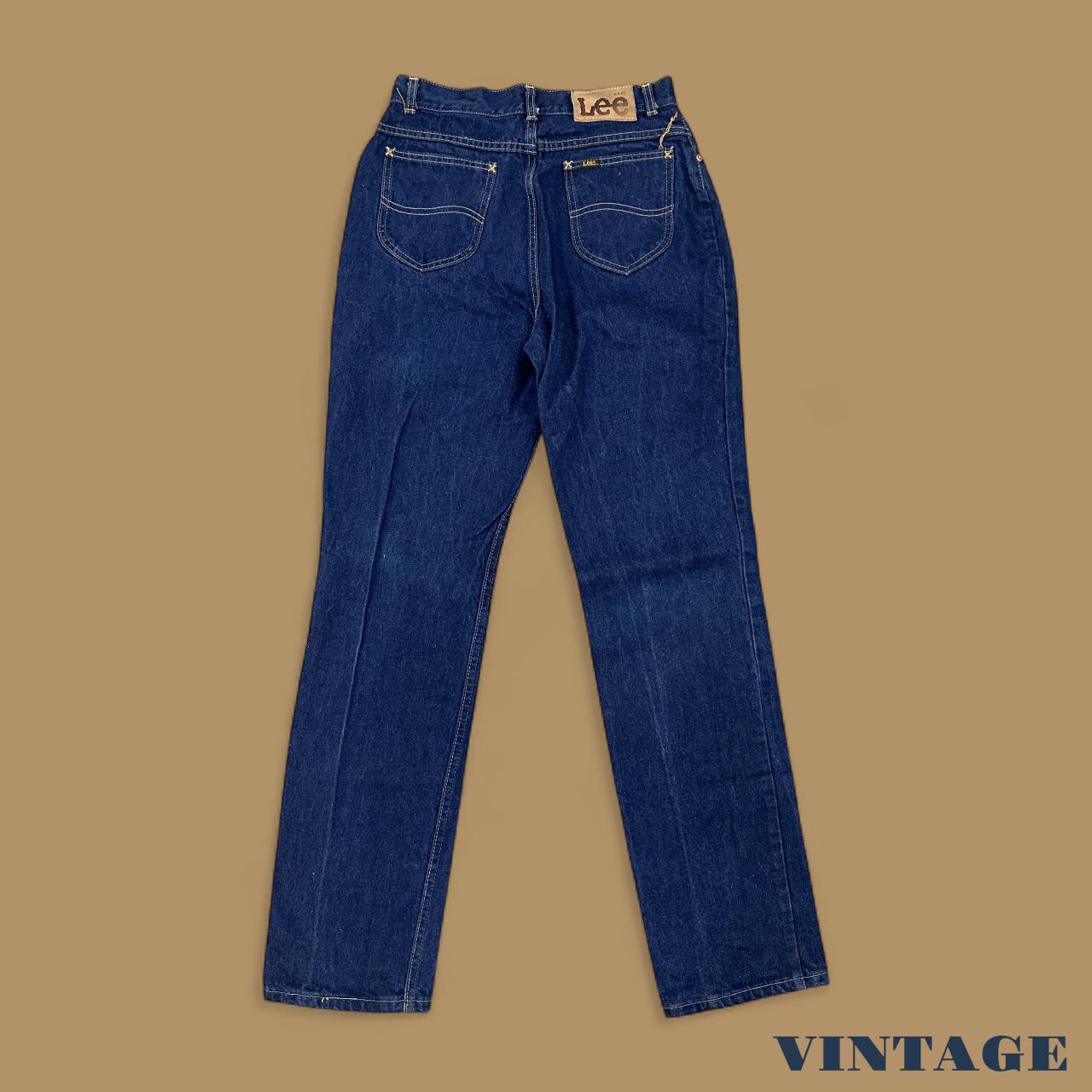 Vintage Lee Straight Leg Boyfriend Jeans Dark Blue W28 L34