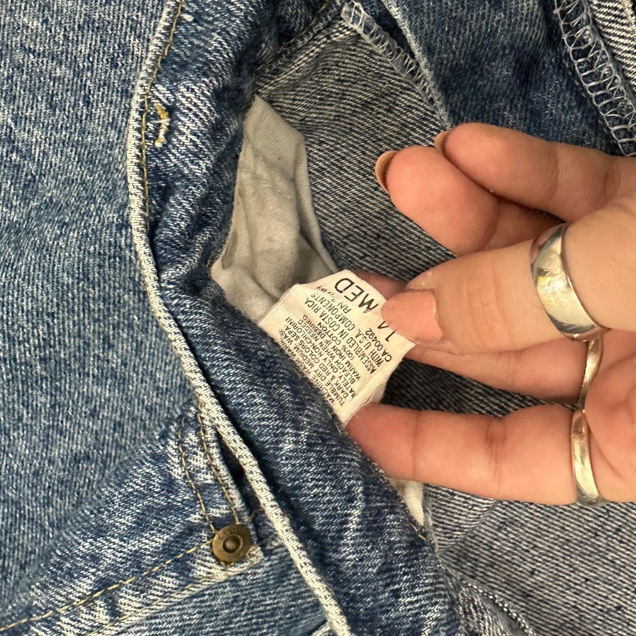 Vintage 90's Lee Tapered Leg Mom Jeans Mid Blue Stonewash W31 L29