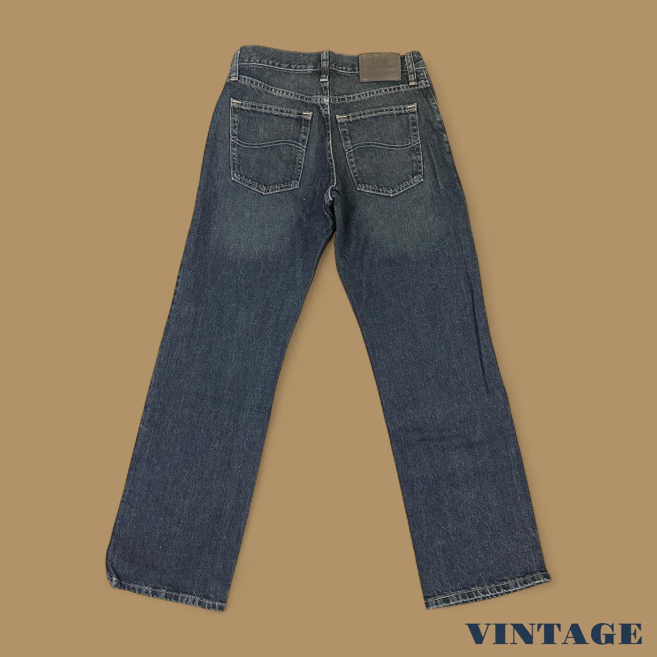 Vintage Lee Straight Leg Boyfriend Jeans Dark Blue W28 L30