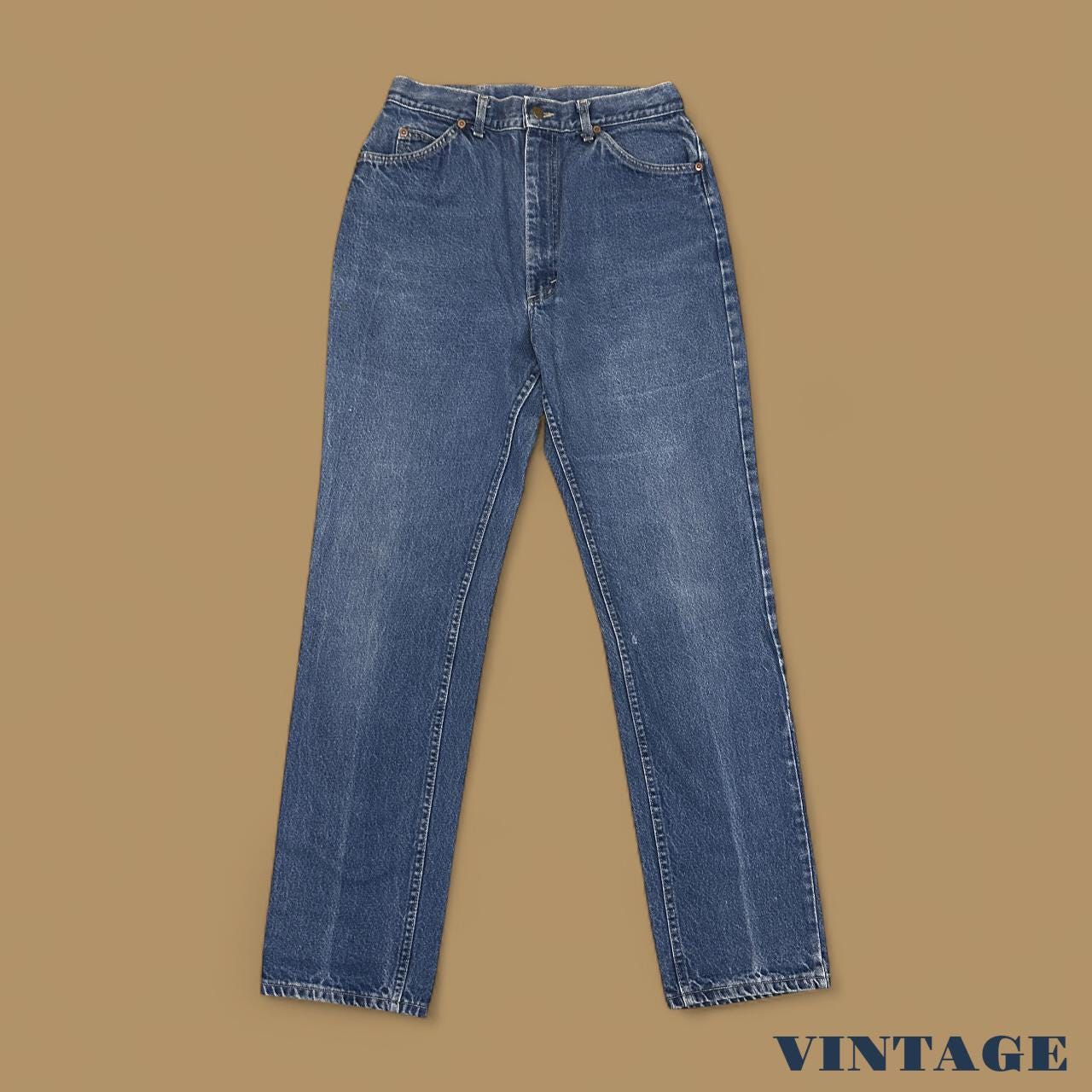 Vintage Lee Straight Leg Boyfriend Jeans Dark Blue W29 L34