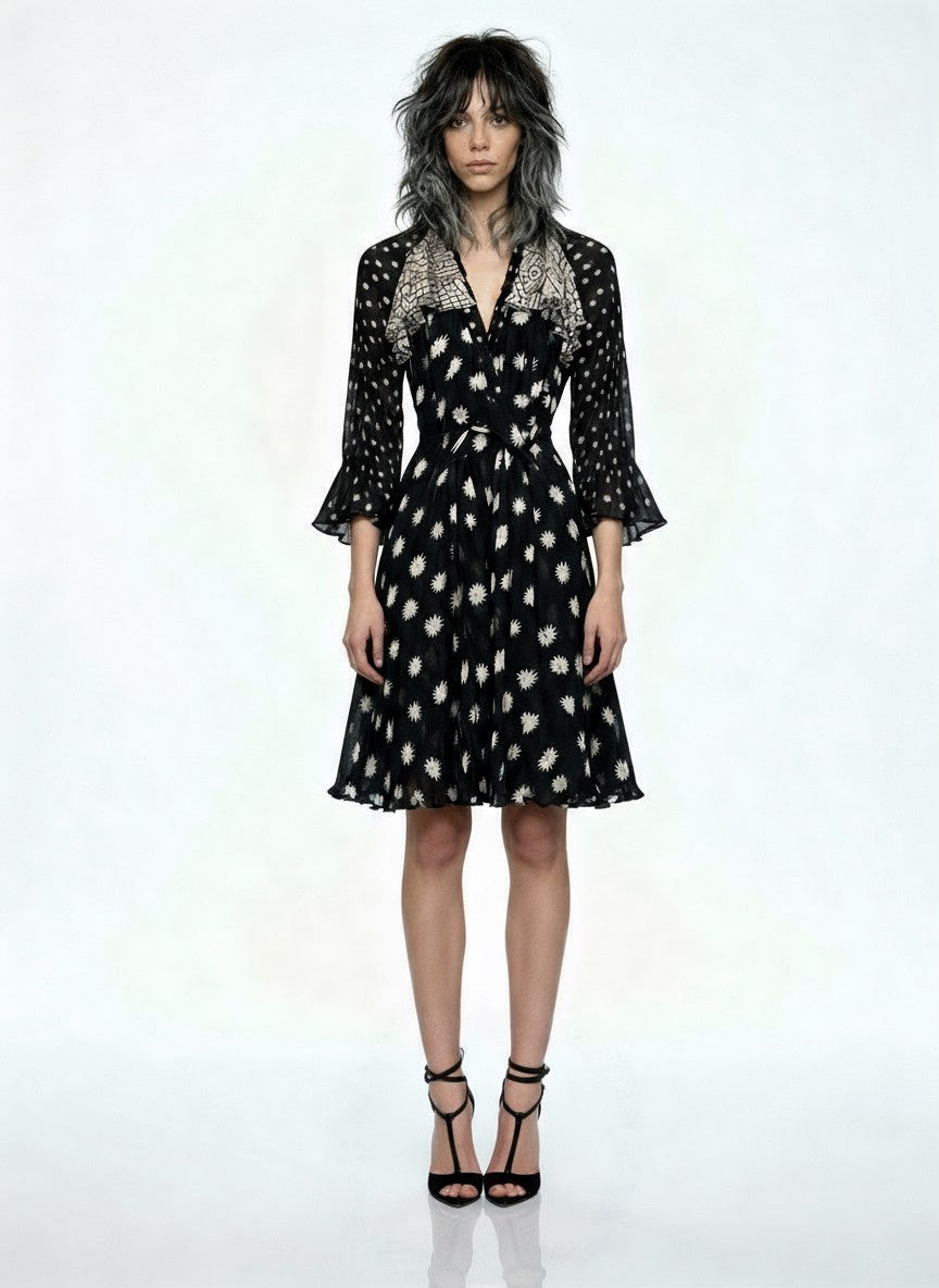 black and white dress topshop Topshop