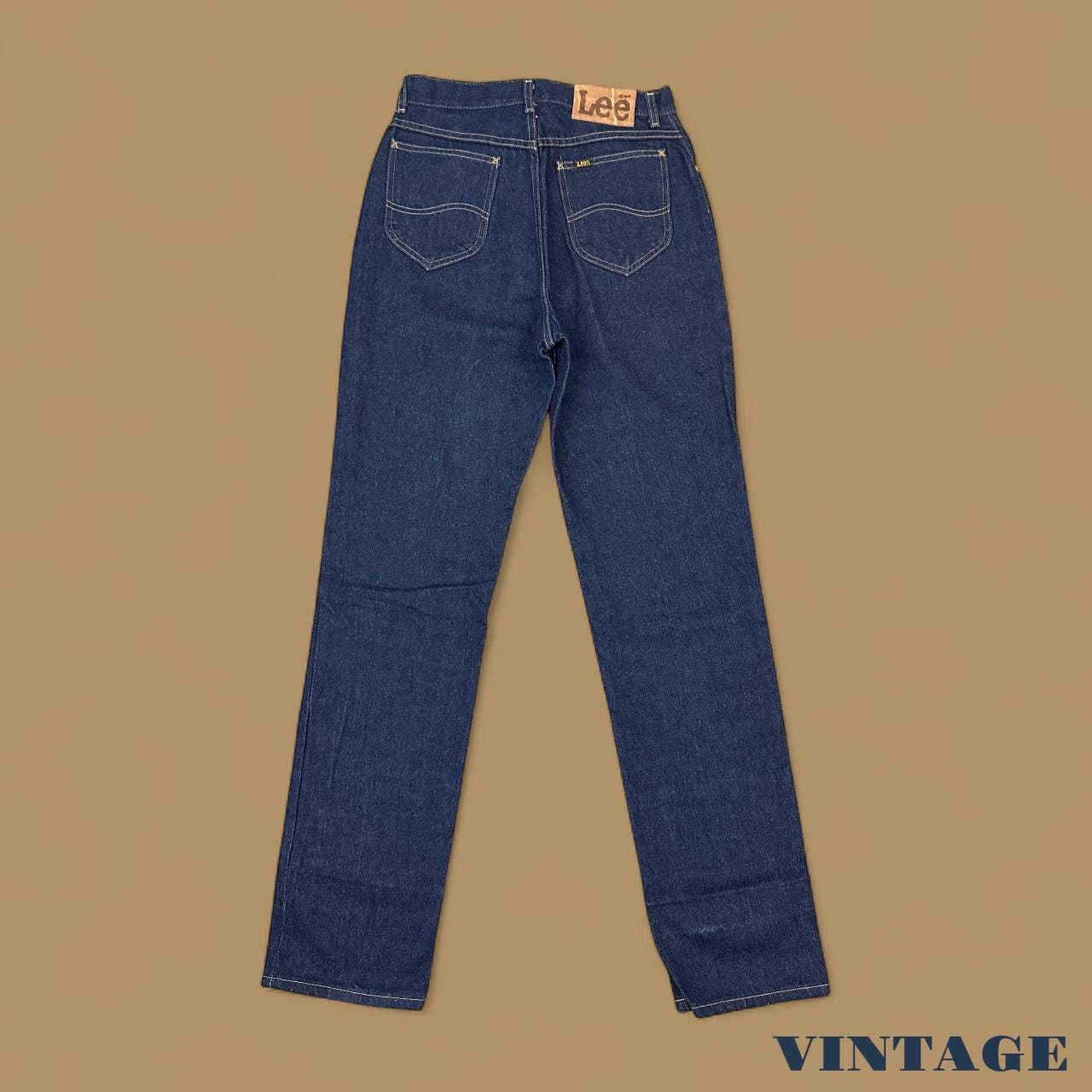Vintage Lee Straight Leg Boyfriend Jeans Dark Blue W29 L34