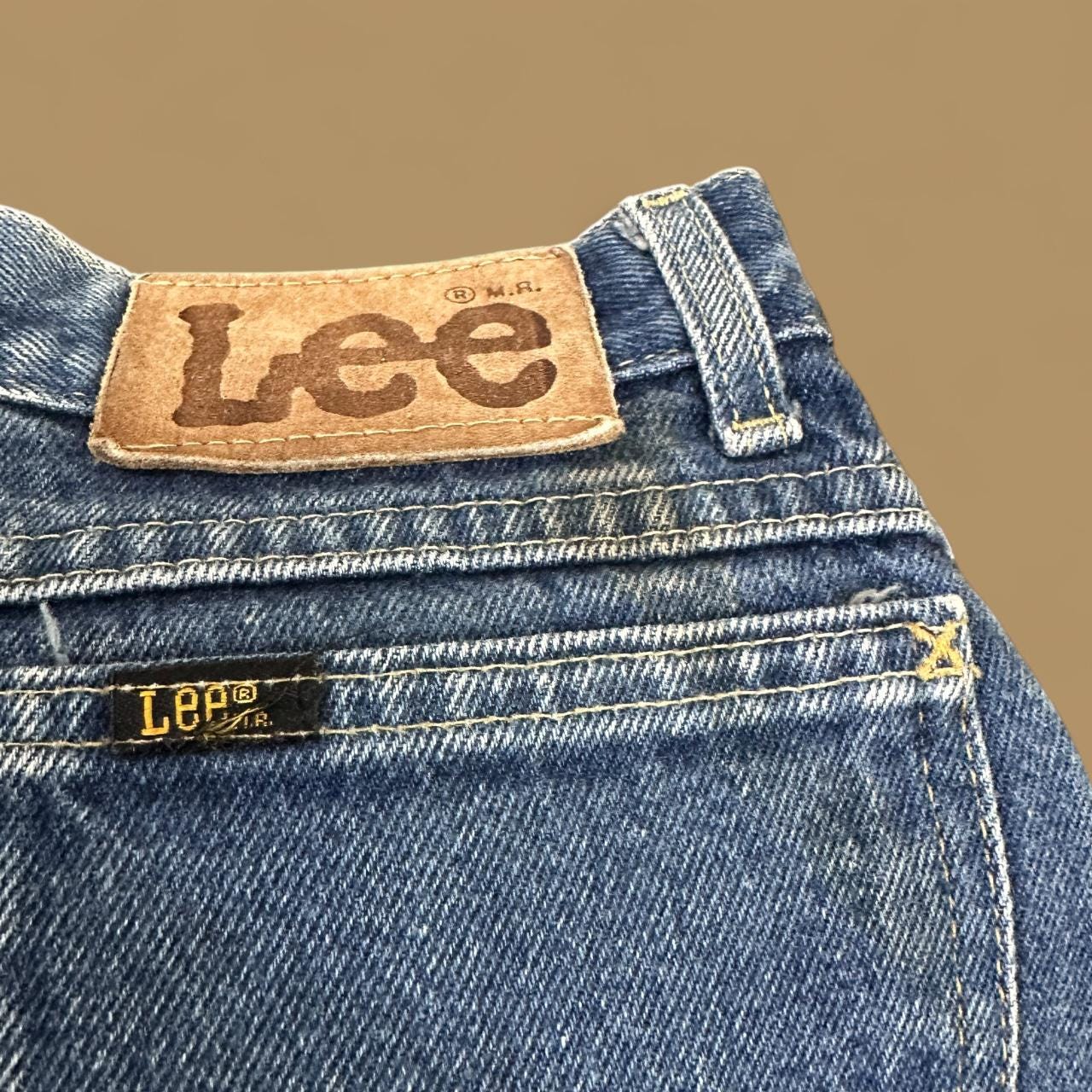 Vintage Lee Straight Leg Boyfriend Jeans Mid Blue W29 L32