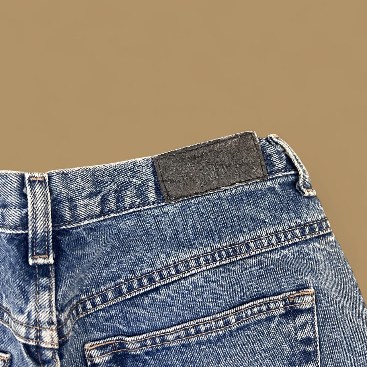 Vintage 90s Reflect Jeans Wide Leg Boyfriend Jeans Mid Blue W28 L30