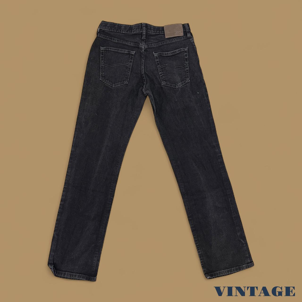 Vintage Lee Straight Leg Boyfriend Jeans Black W30 L32