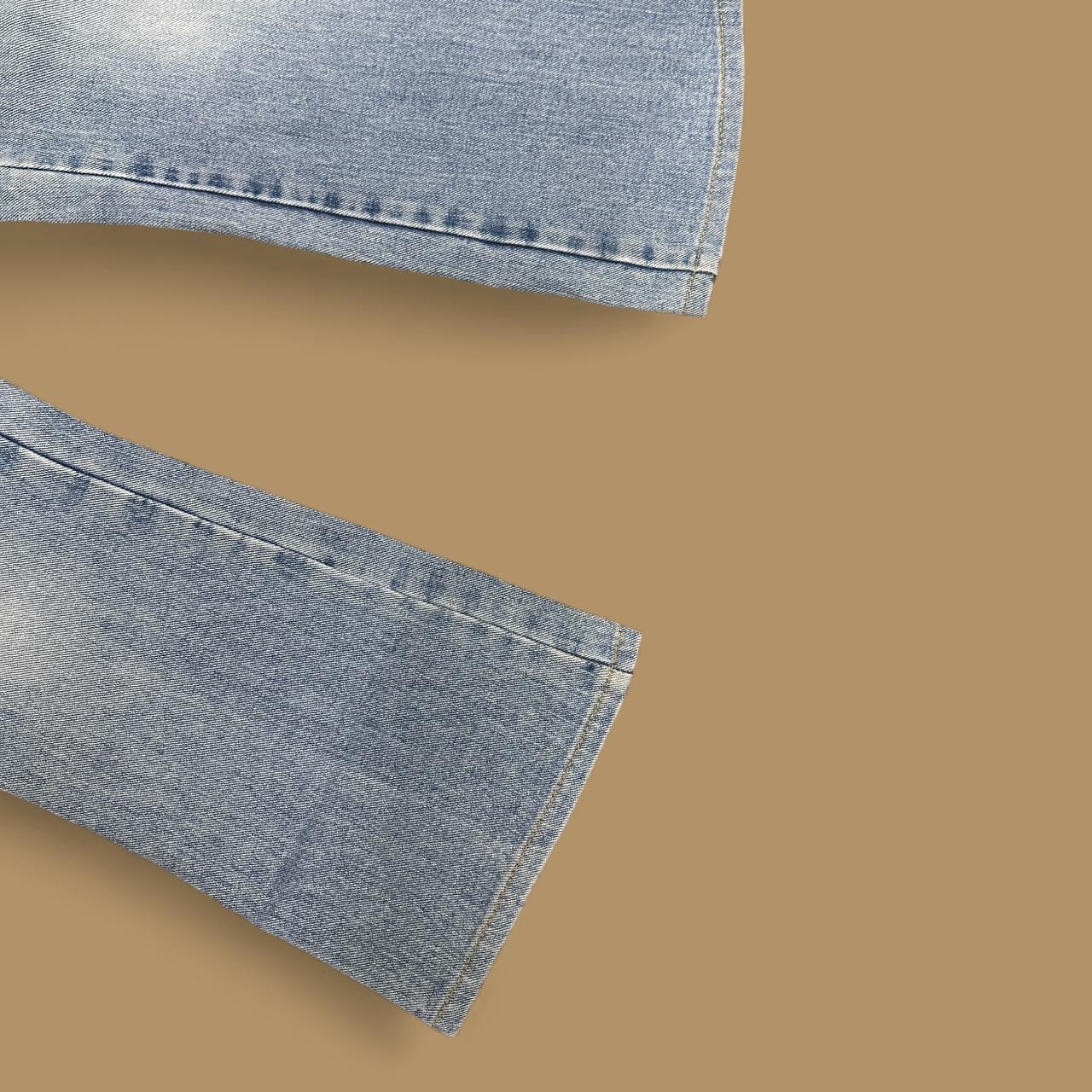 Vintage Y2k Airport Bootcut Jeans Light Blue W25 L26
