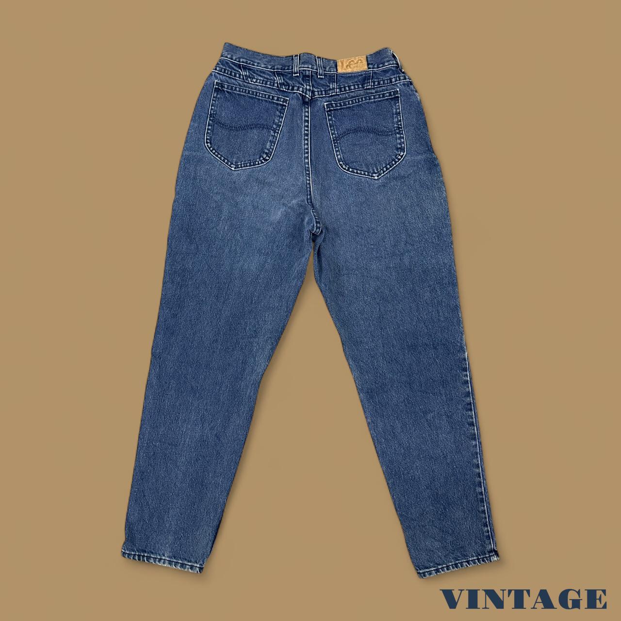 Vintage 90's Lee Tapered Leg Mom Jeans Dark Blue W30 L30