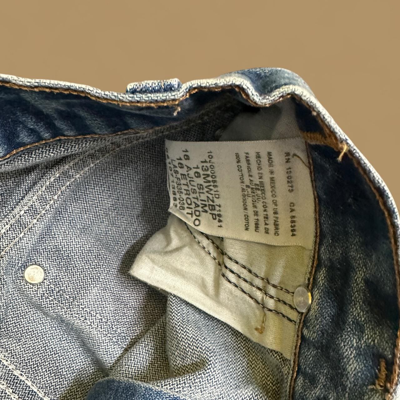 Vintage Wrangler USA Straight Leg Mom Jeans Mid Blue W25 L29