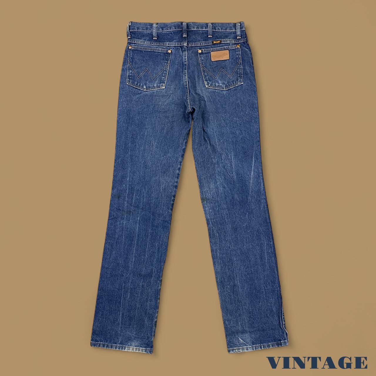Vintage Wrangler USA Straight Leg Jeans Dark Blue W32 L34