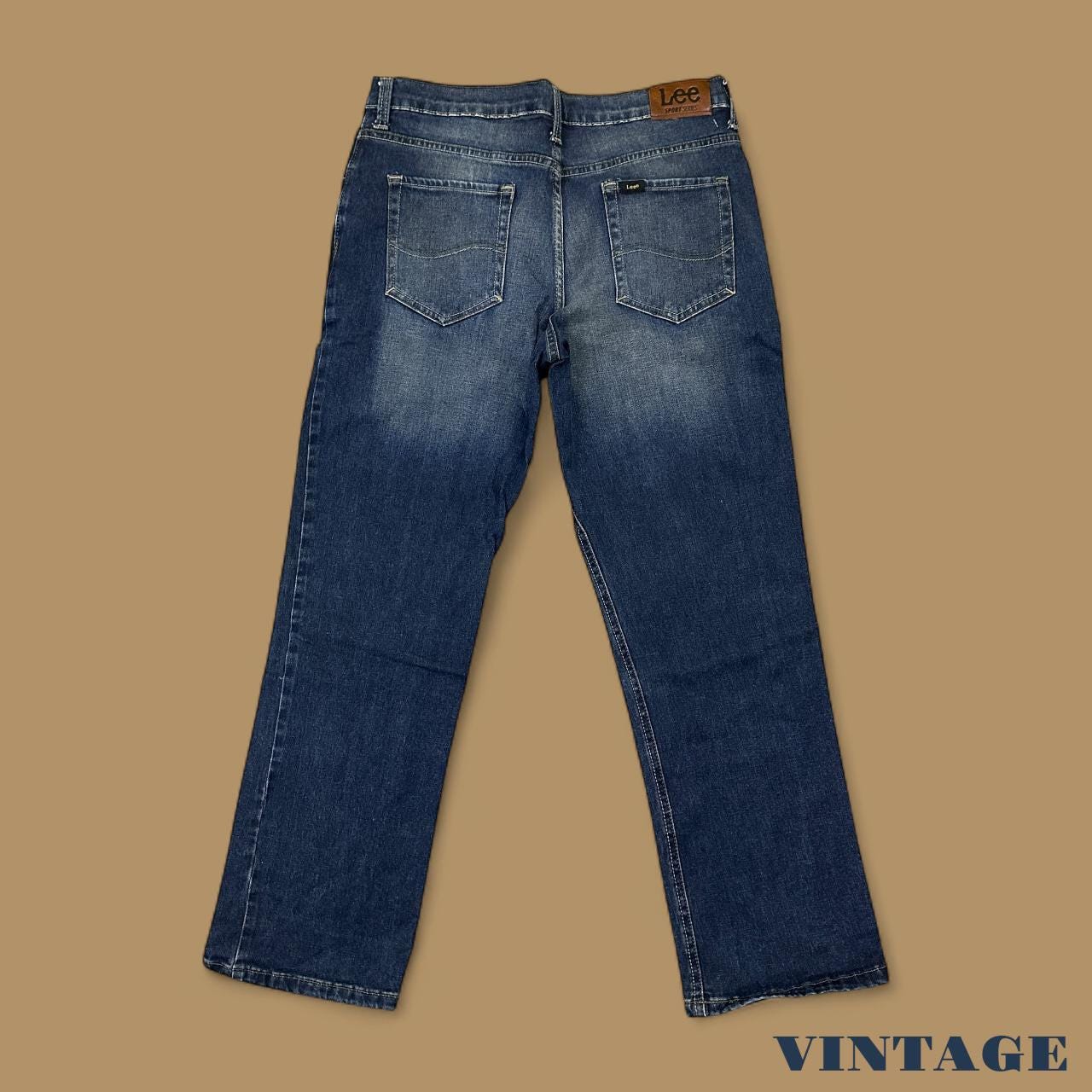Vintage Lee X-Treme Straight Leg Boyfriend Jeans Dark Blue W33 L28