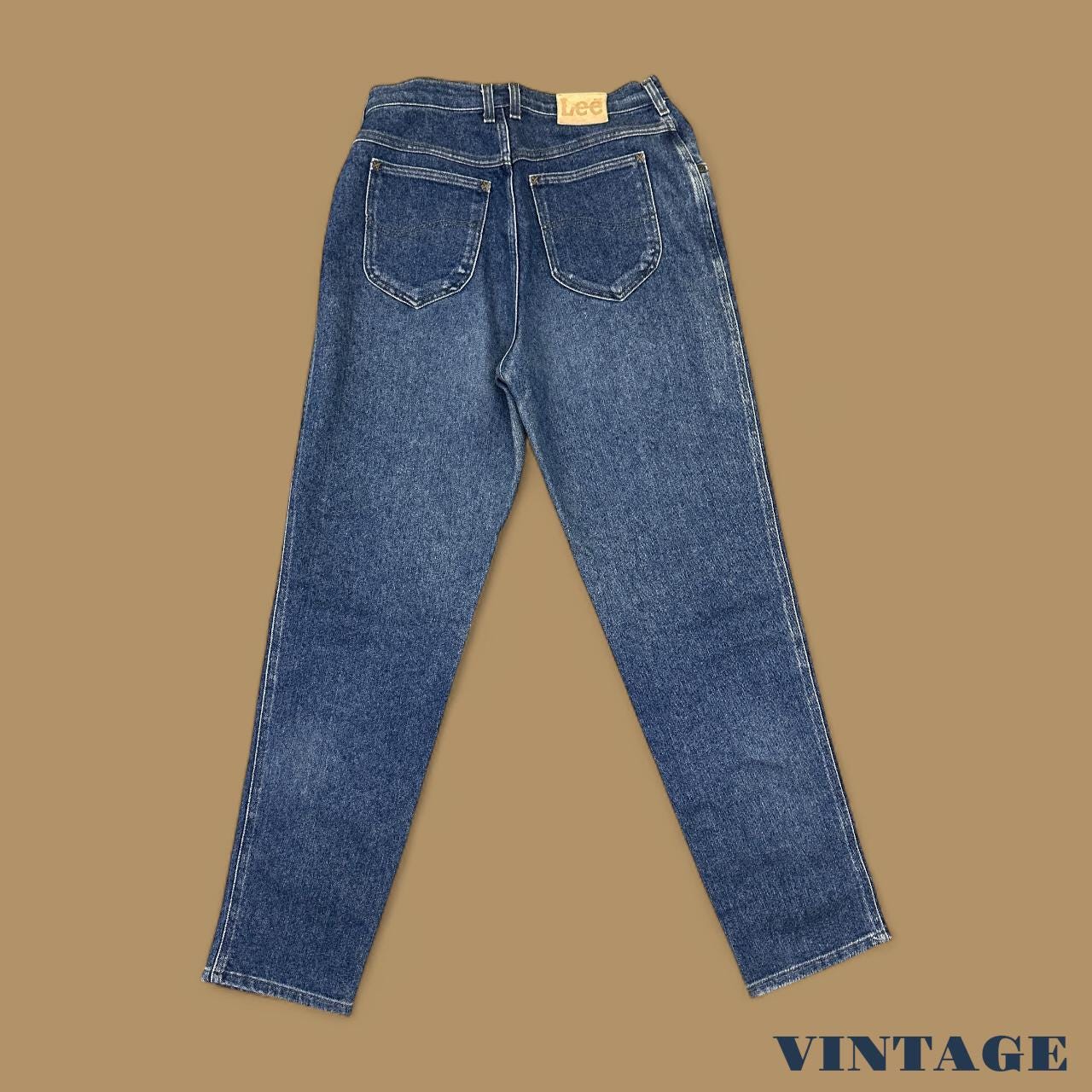 Vintage 90's Lee Tapered Leg Mom Jeans Dark Blue W31 L32