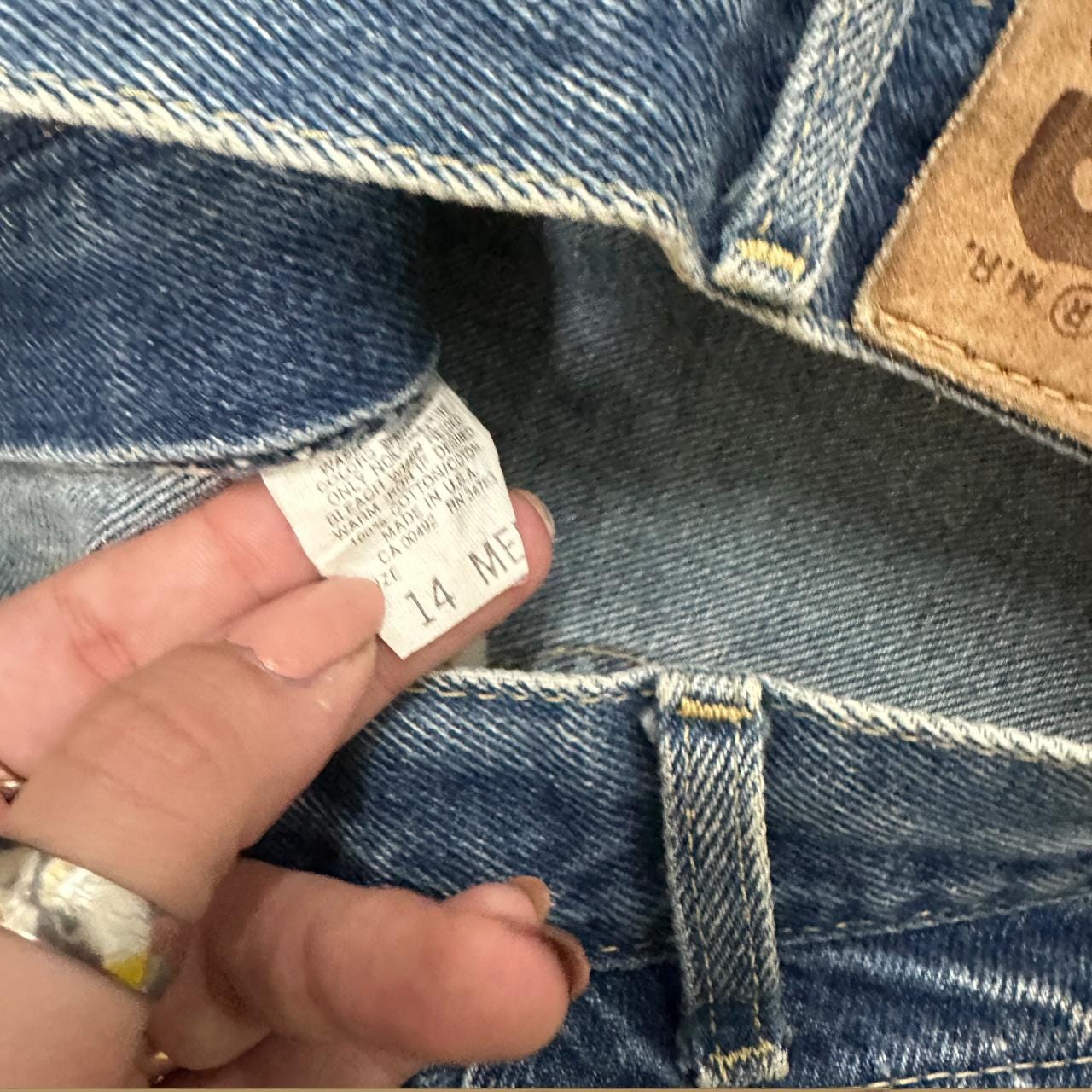 Vintage Lee Straight Leg Boyfriend Jeans Mid Blue W29 L32