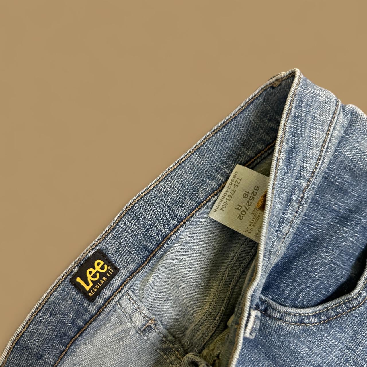 Vintage Lee Straight Leg Boyfriend Jeans Mid Blue W30 L30
