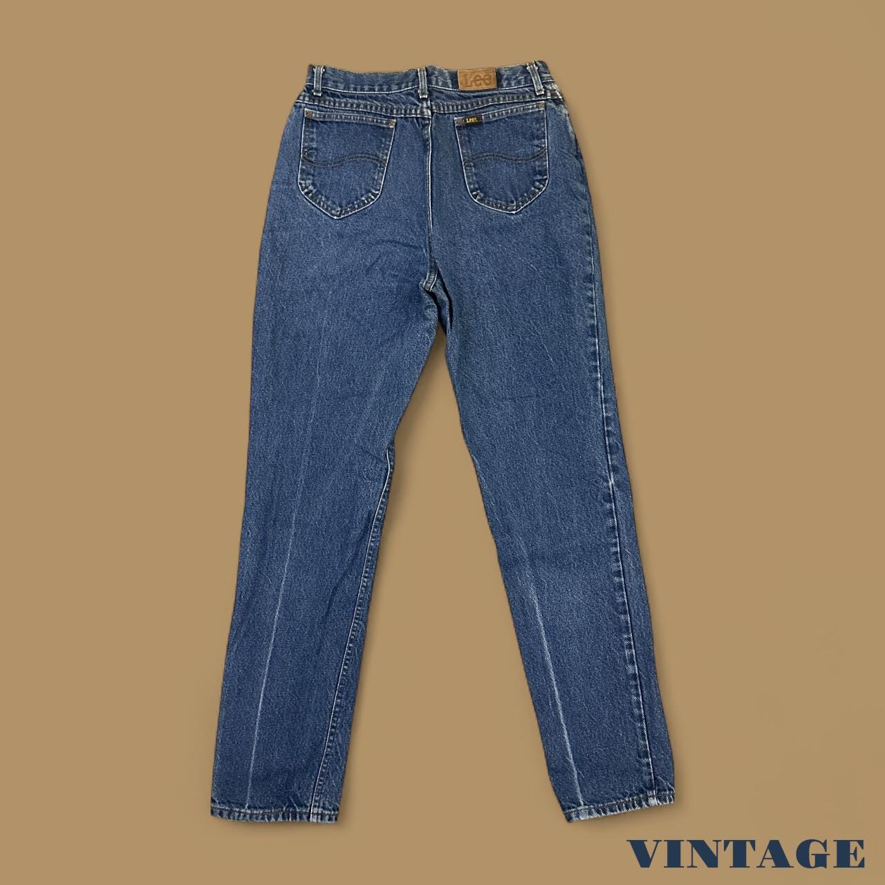 Vintage 90's Lee Tapered Leg Mom Jeans Dark Blue W31 L34