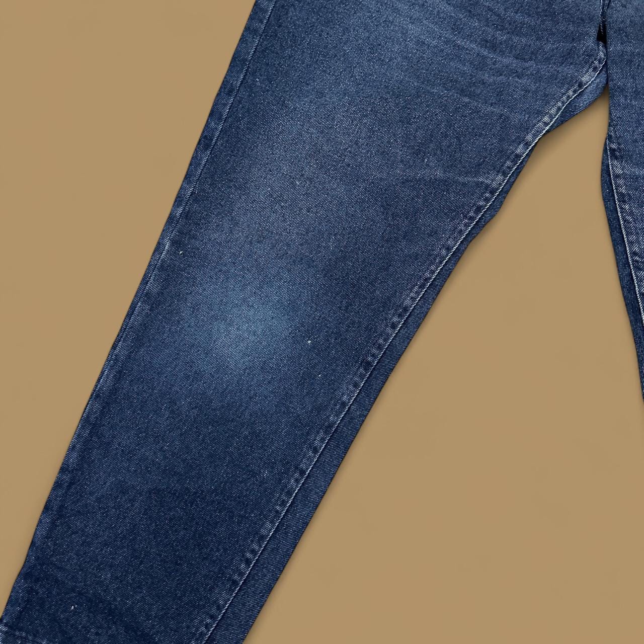 Vintage 90s Lee Elastic Waist Tapered Leg Mom Jeans Dark Blue W33 L30