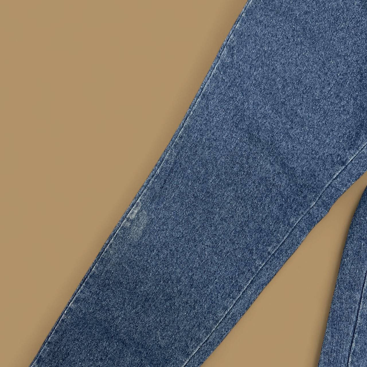 Vintage 90s Lee Elastic Waist Tapered Leg Mom Jeans Dark Blue W27 L32