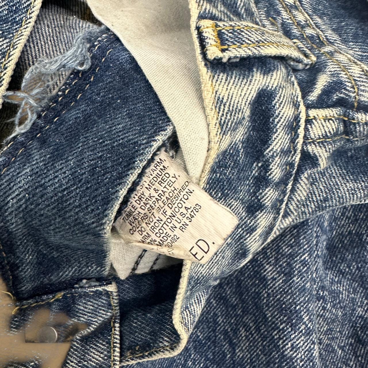 Vintage 90's Lee Tapered Leg Acid Wash Mom Jeans Mid Blue W26 L30