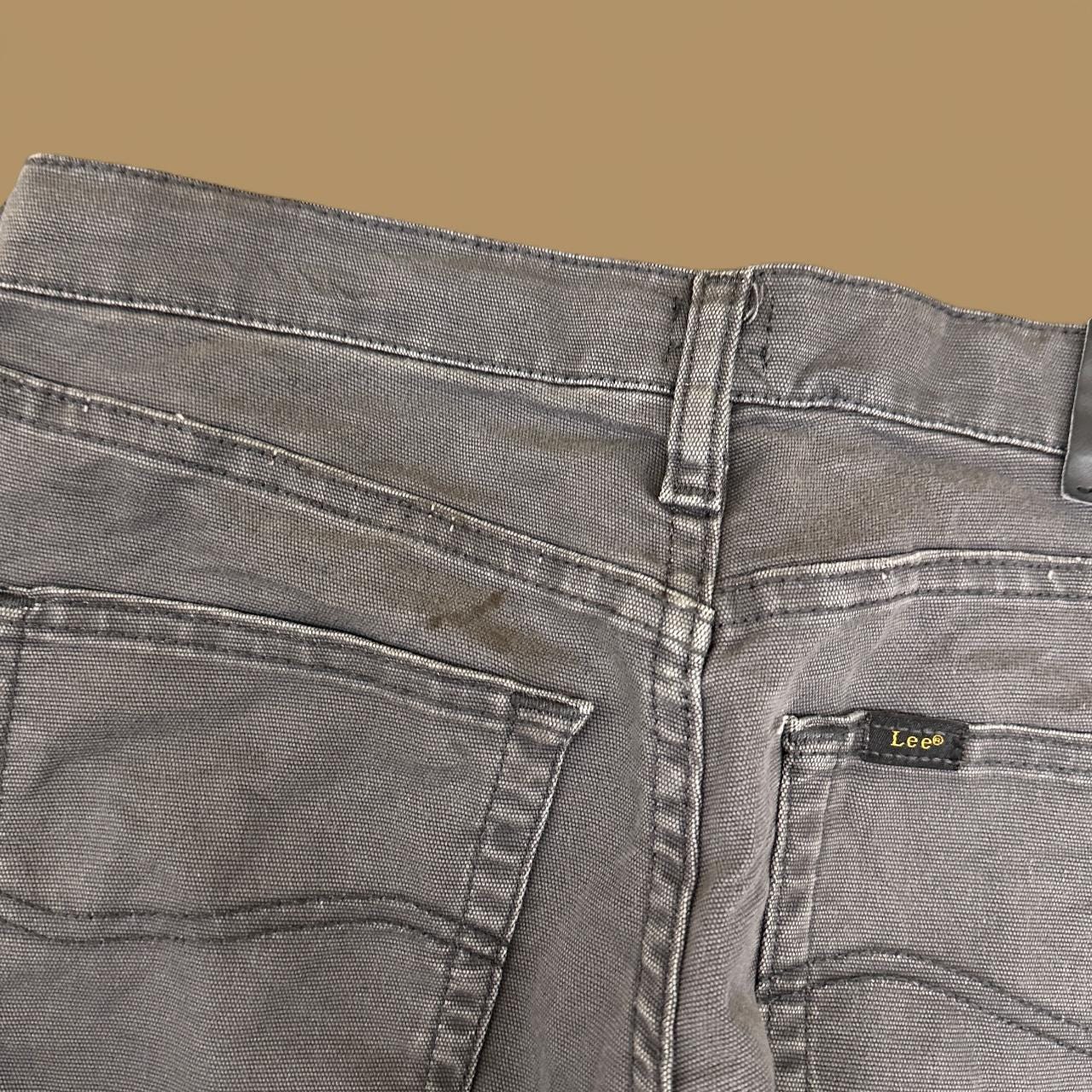Vintage Lee Straight Leg Boyfriend Jeans Charcoal Grey W29 L29