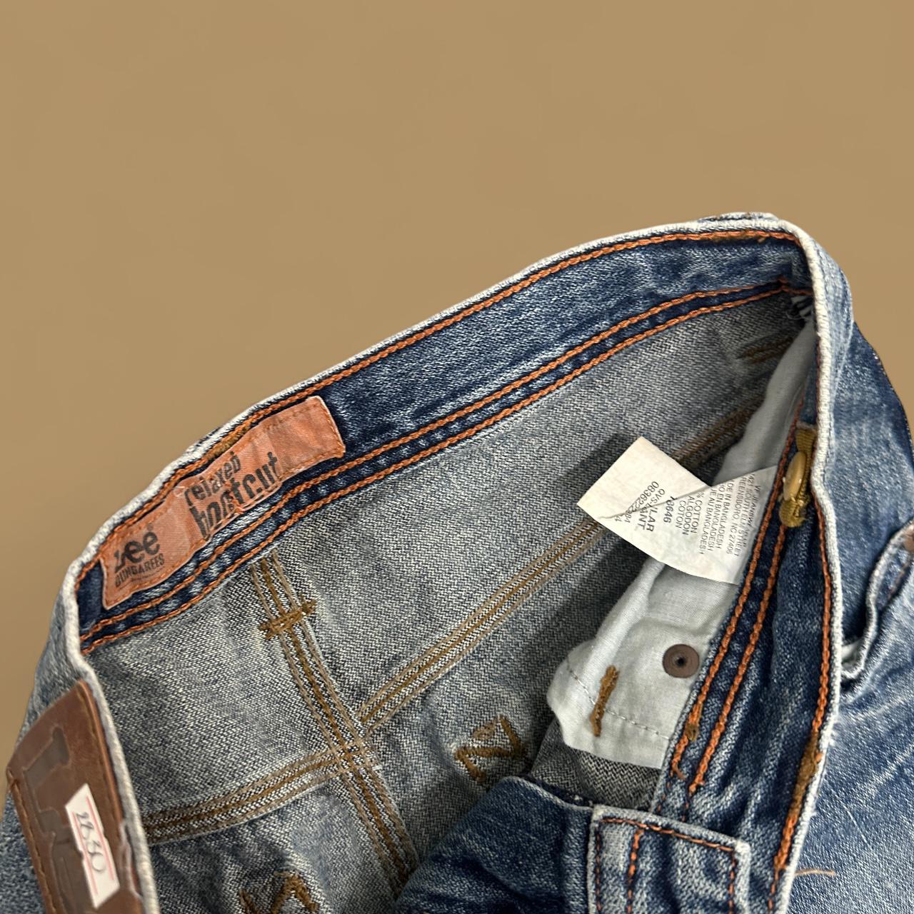 Vintage Lee Relaxed Fit Bootcut Jeans Dark Blue W28 L30