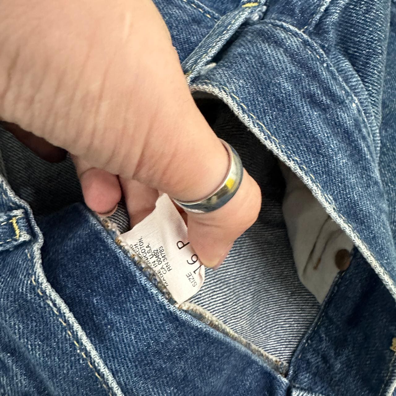 Vintage Lee Straight Leg Boyfriend Jeans Dark Blue W32 L30