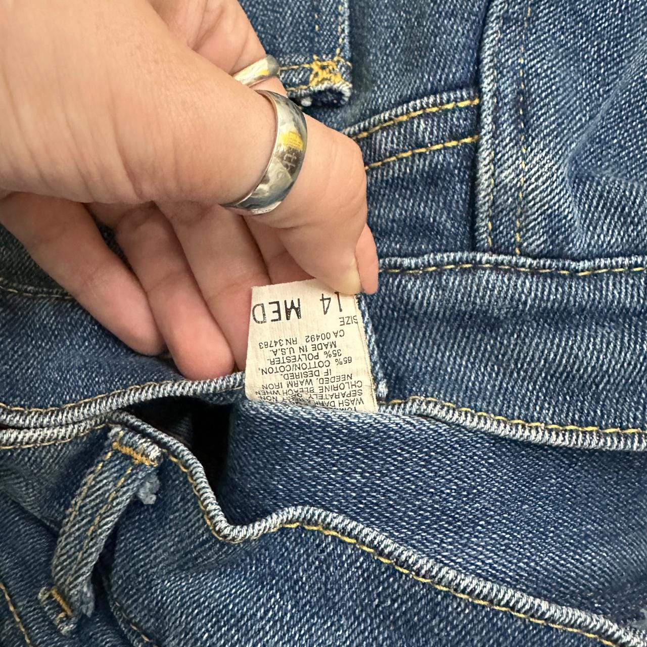 Vintage Lee Straight Leg Boyfriend Jeans Dark Blue W28 L28